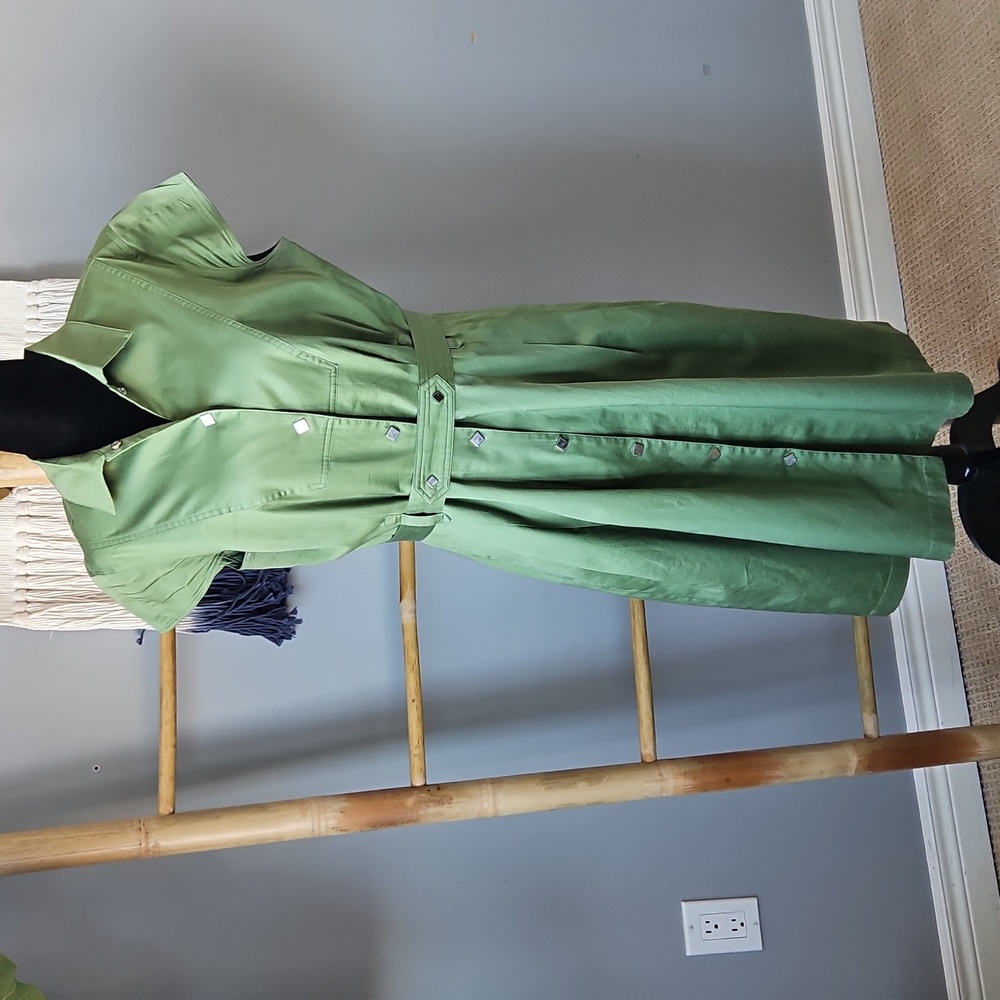 Alfani Cap Sleeve Shirtdress